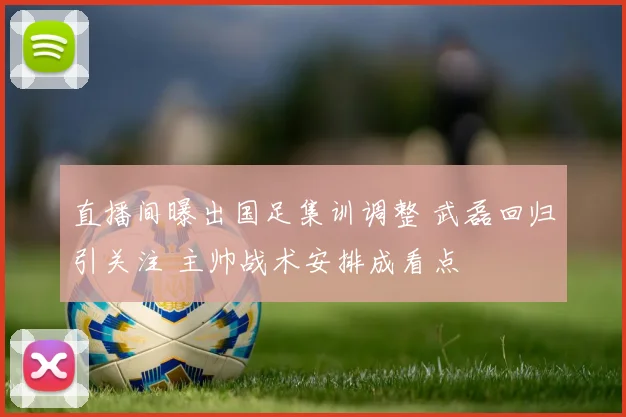 直播间曝出国足集训调整 武磊回归引关注 主帅战术安排成看点
